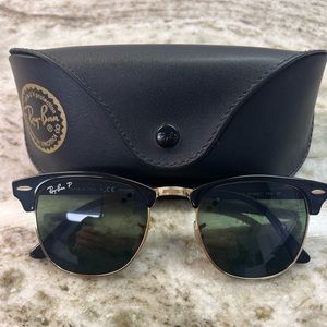 RayBan Polarized Clubmaster Sunglasses